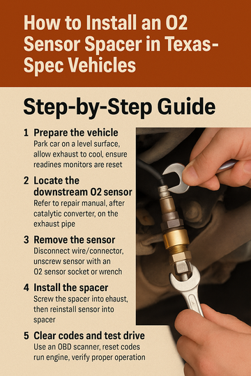 How to Install an O2 Sensor Spacer in Texas-Spec Vehicles (Step-by-Step Guide)