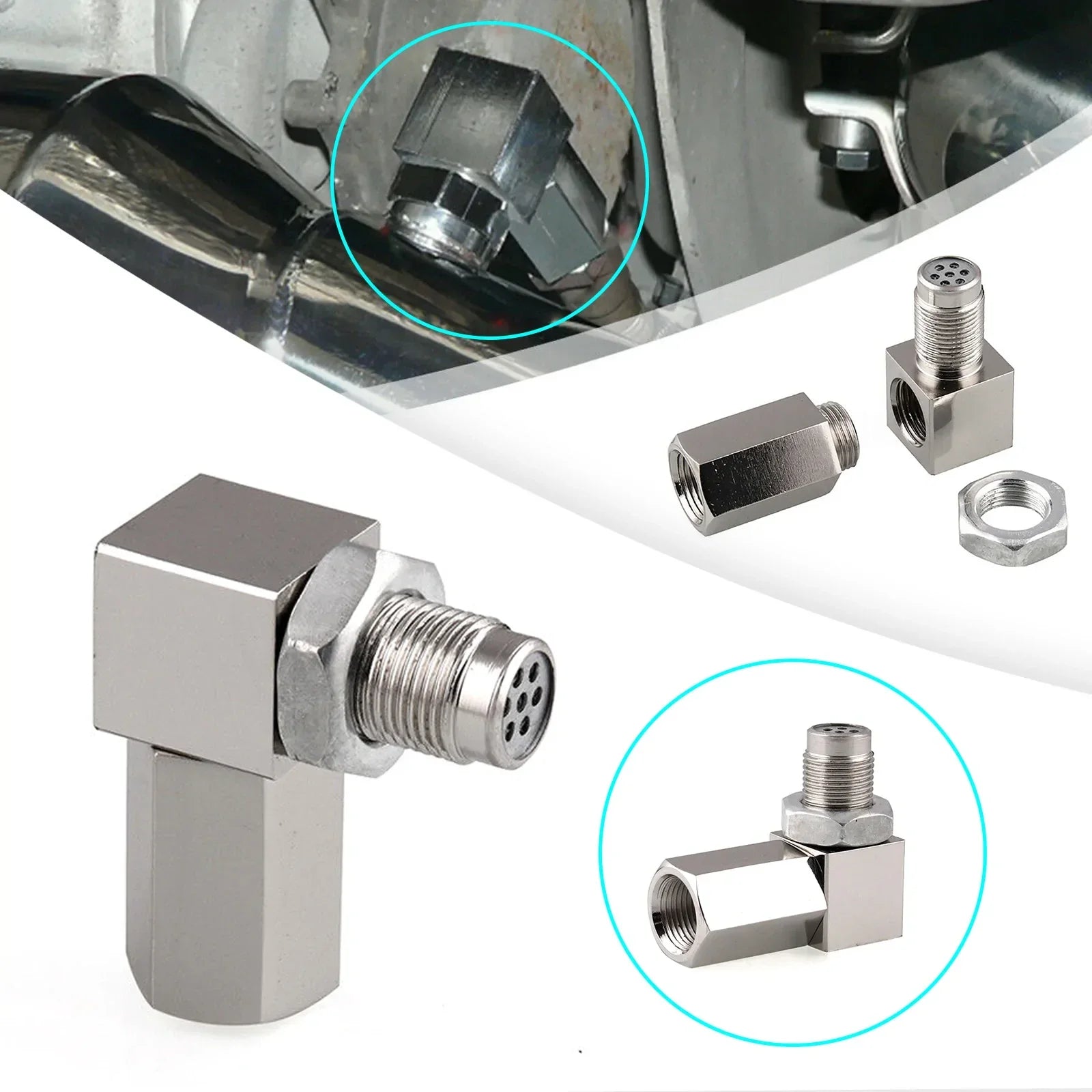 90° 02 oxygen Sensor Spacer/Defouler