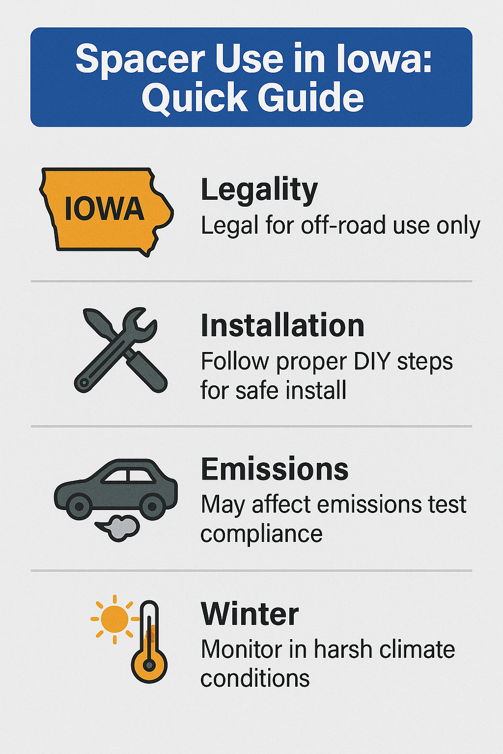 O2 Sensor Spacers in Iowa: What Drivers Need to Know in 2025